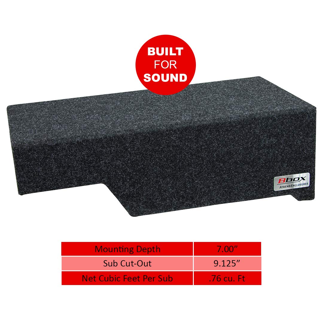 Bbox Single Sealed 10 Inch Subwoofer Enclosure   Accu Tuned Sealed Subwoofer Boxes & Enclosures   Subwoofer Box Improves Audio Q