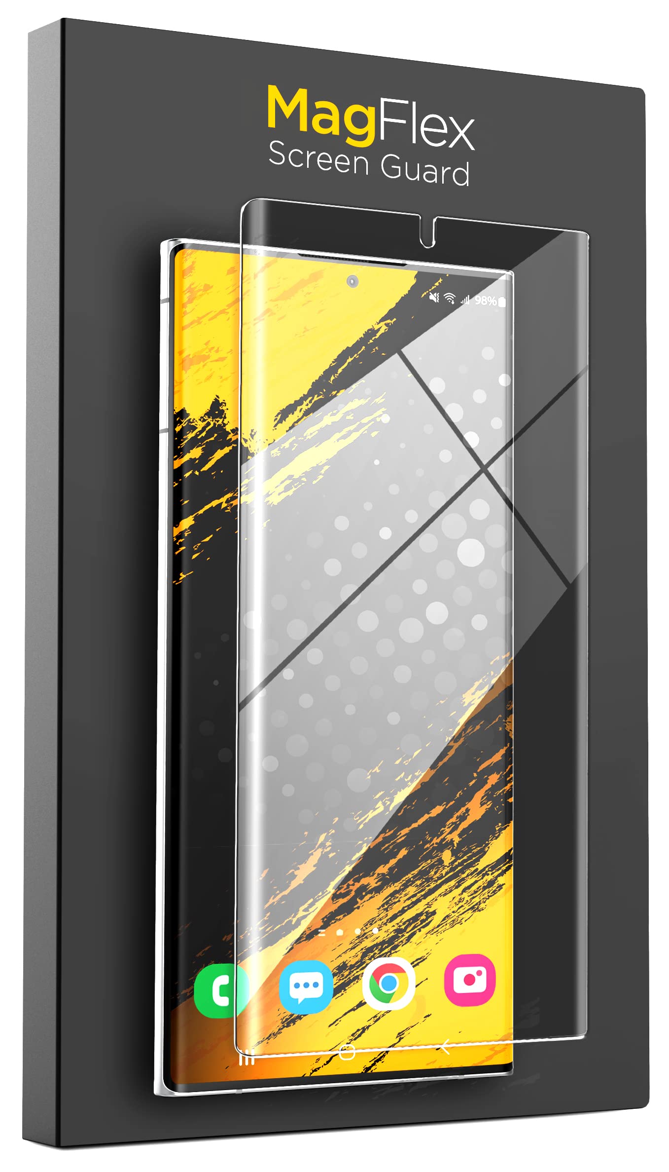magglass Flexible Screen Protector for Samsung Galaxy S23 Ultra - Fingerprint compatible PMMA Film Display Guard (S23-ULTRA 6.8)