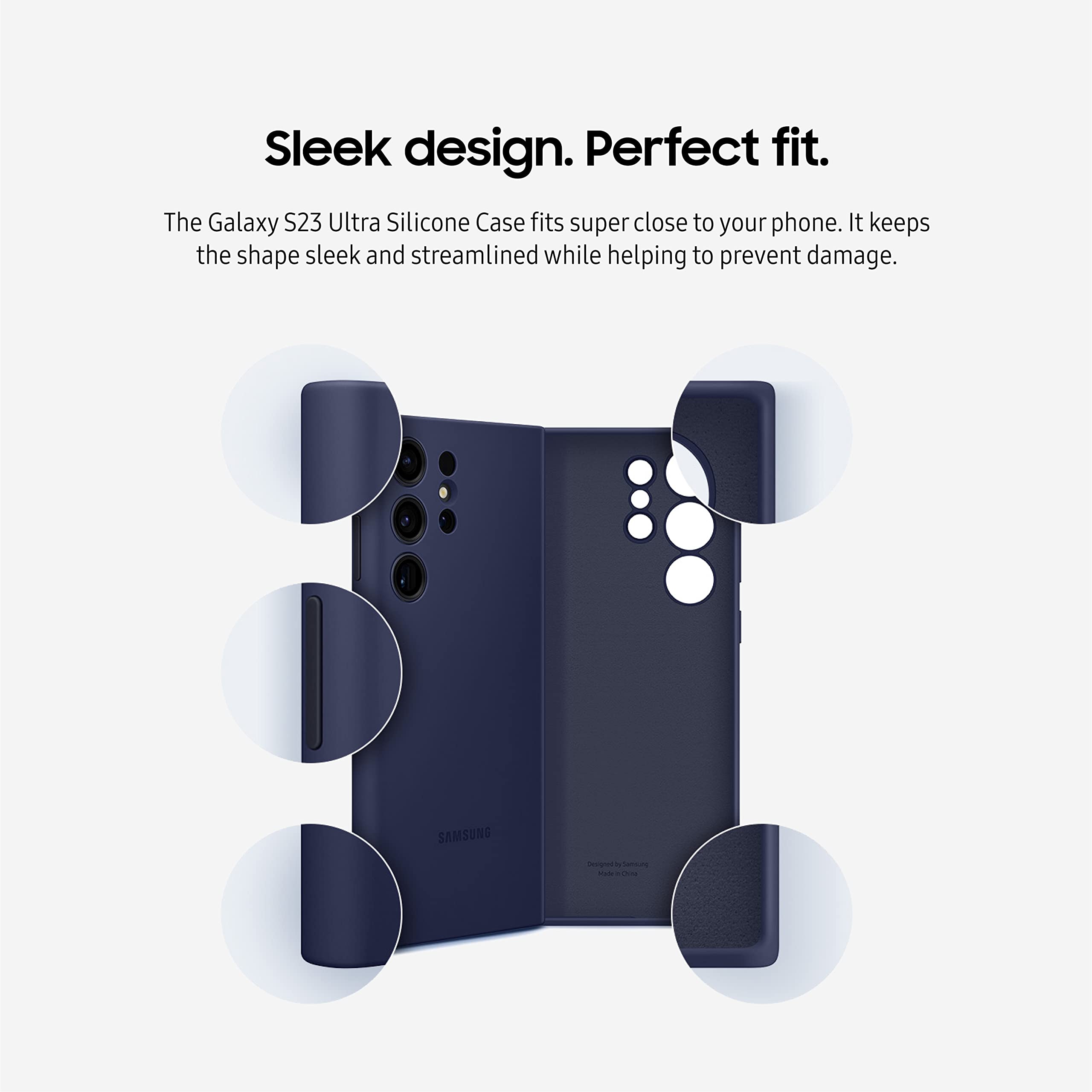 Samsung Galaxy S23 Ultra Silicone Phone Case, Protective Cover W/Color Variety, Smooth Grip, Soft And Sleek Design, Us Version,