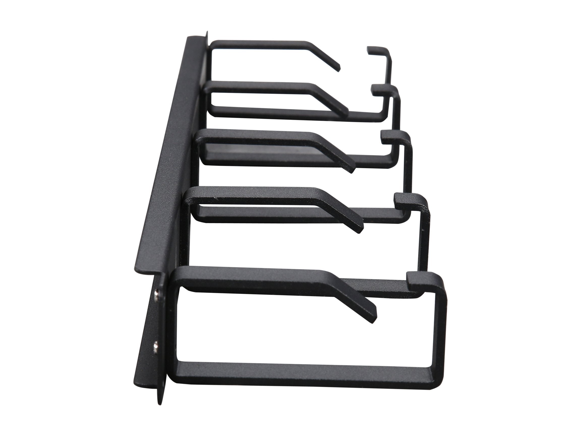 Rosewill 1U 19 Inch Rack Mount Horizontal Cable Management With 5 Metal Rings And Mounting M6 Screws, Metal Rings Cable Manager