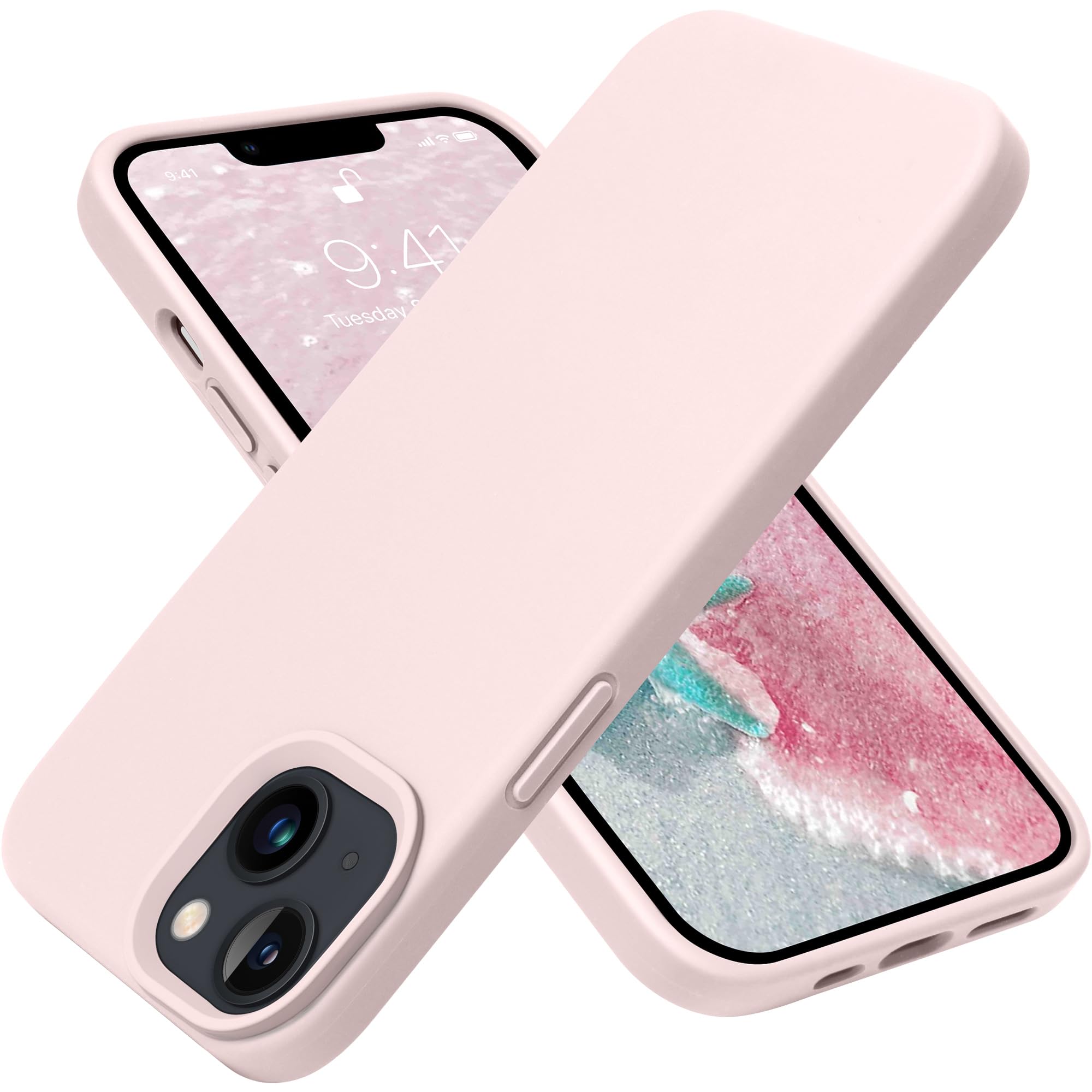 Otofly For Iphone 13 Case, Compatible With Magsafe,Shockproof Women Men Girl Protective Case Cover For Iphone 13 6.1''   Chalk P