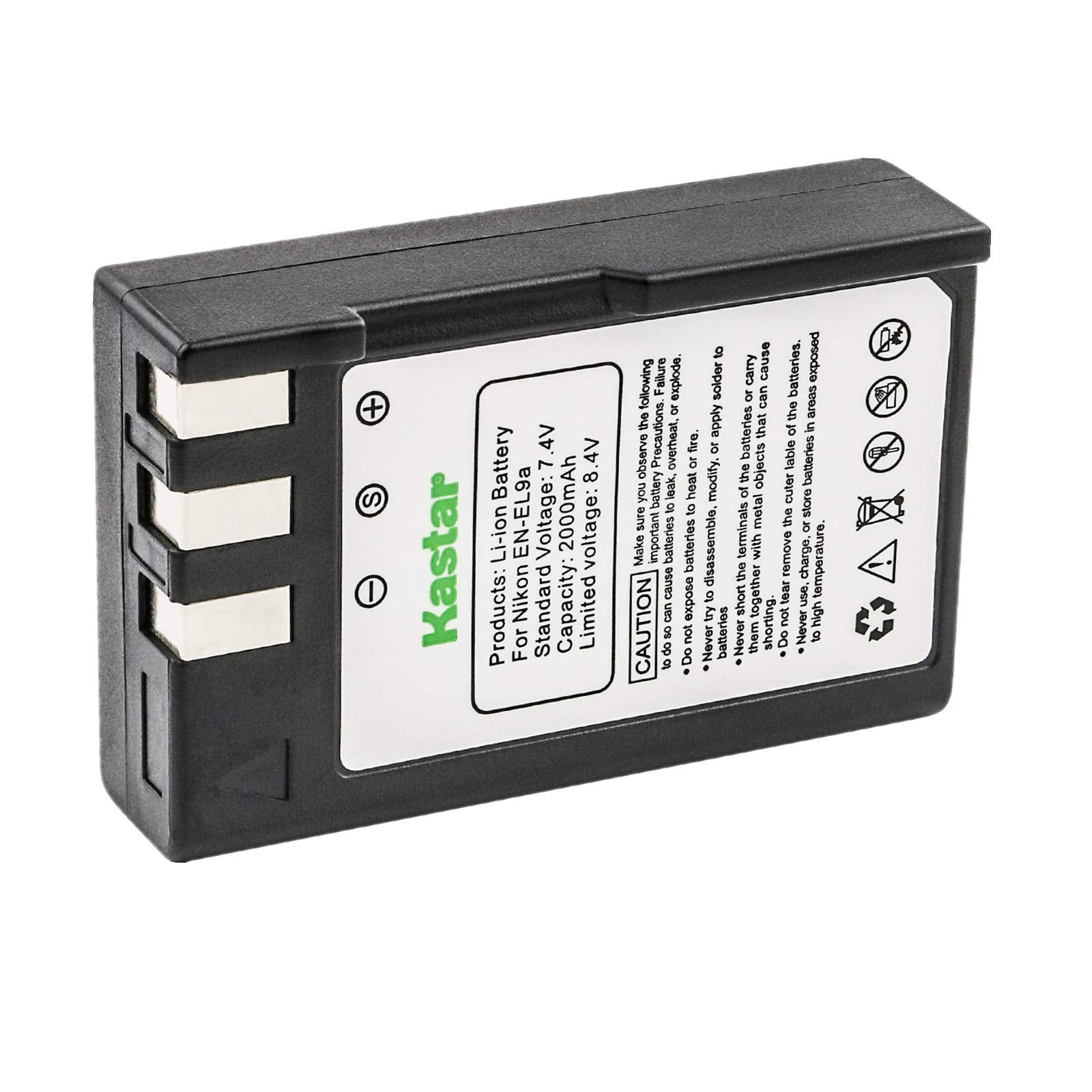Kastar High Capacity EN-EL9 Replacement Lithium-Ion Battery for Nikon EN-EL9 EN-EL9a EN-EL9e Battery, MH-23 Charger and Nikon D4