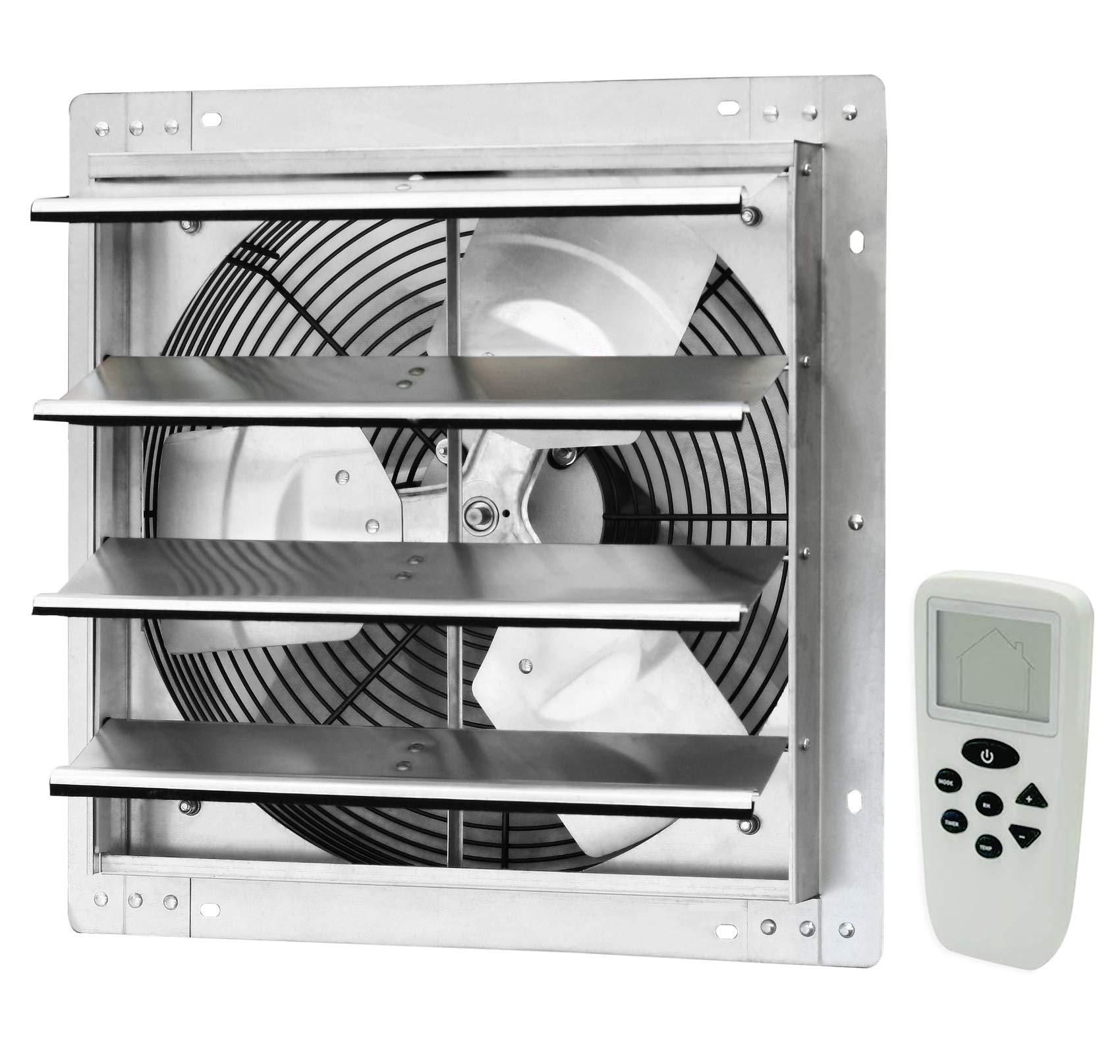 Iliving Ilg8Sf16Vc Shutter Mount Exhaust Fan, Silver