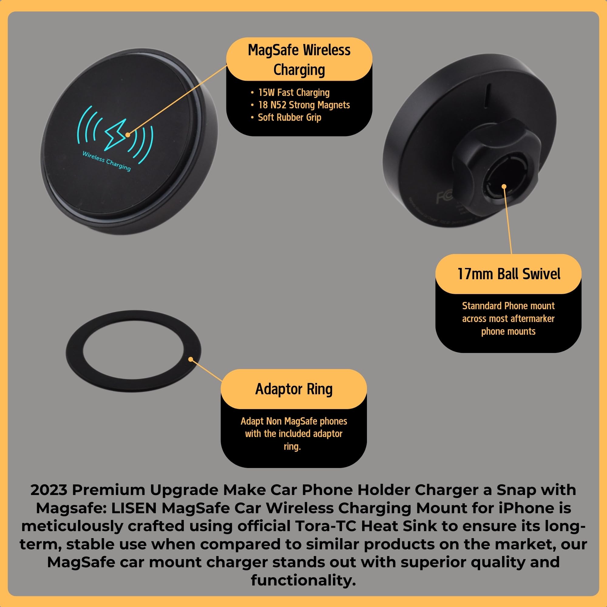 Customish Phone Holder For Honda Accord 2003-2007 (Cradle Mount)