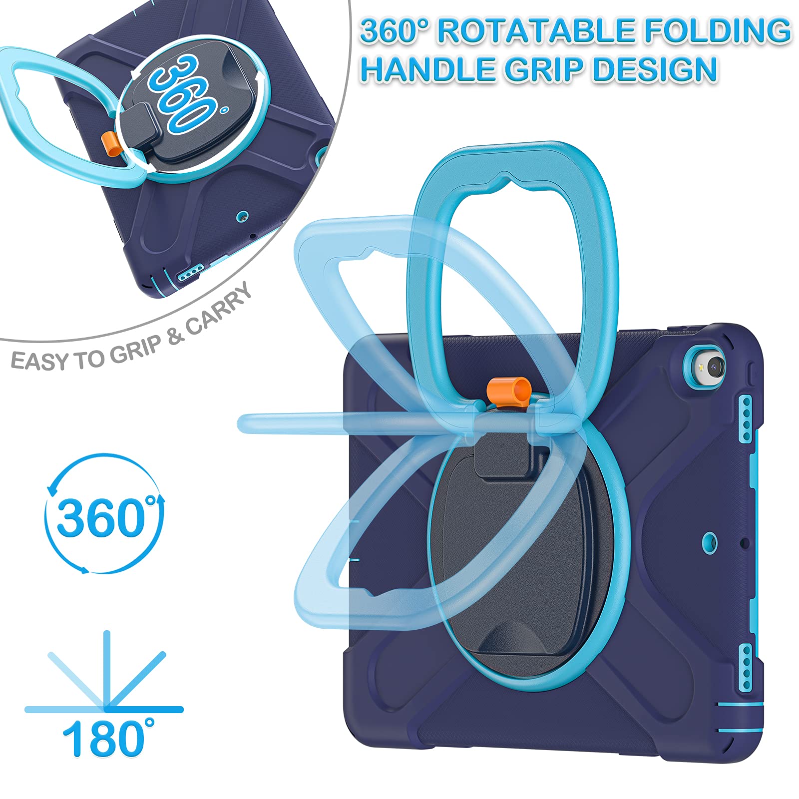 Batyue Ipad Pro 10.5 Case 2017 Released/Ipad Air 3Rd Generation Case 2019 Release; Rugged Heavy Duty Protective Cover With Penci