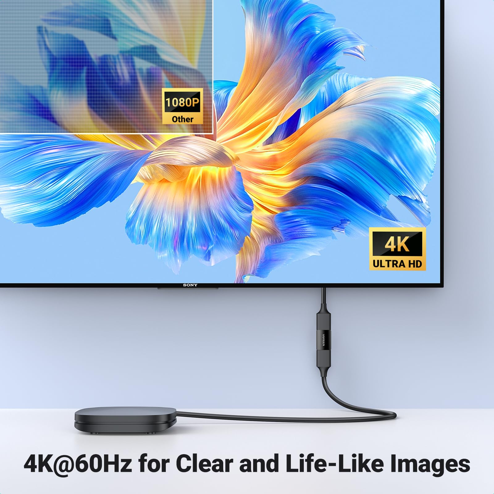 Ugreen Hdmi Coupler 2 Pack, 4K@60Hz Hdmi Female To Female Adapter Hdmi 2.0 Extender For Hdmi Cables 3D Hdmi Connector Compatible