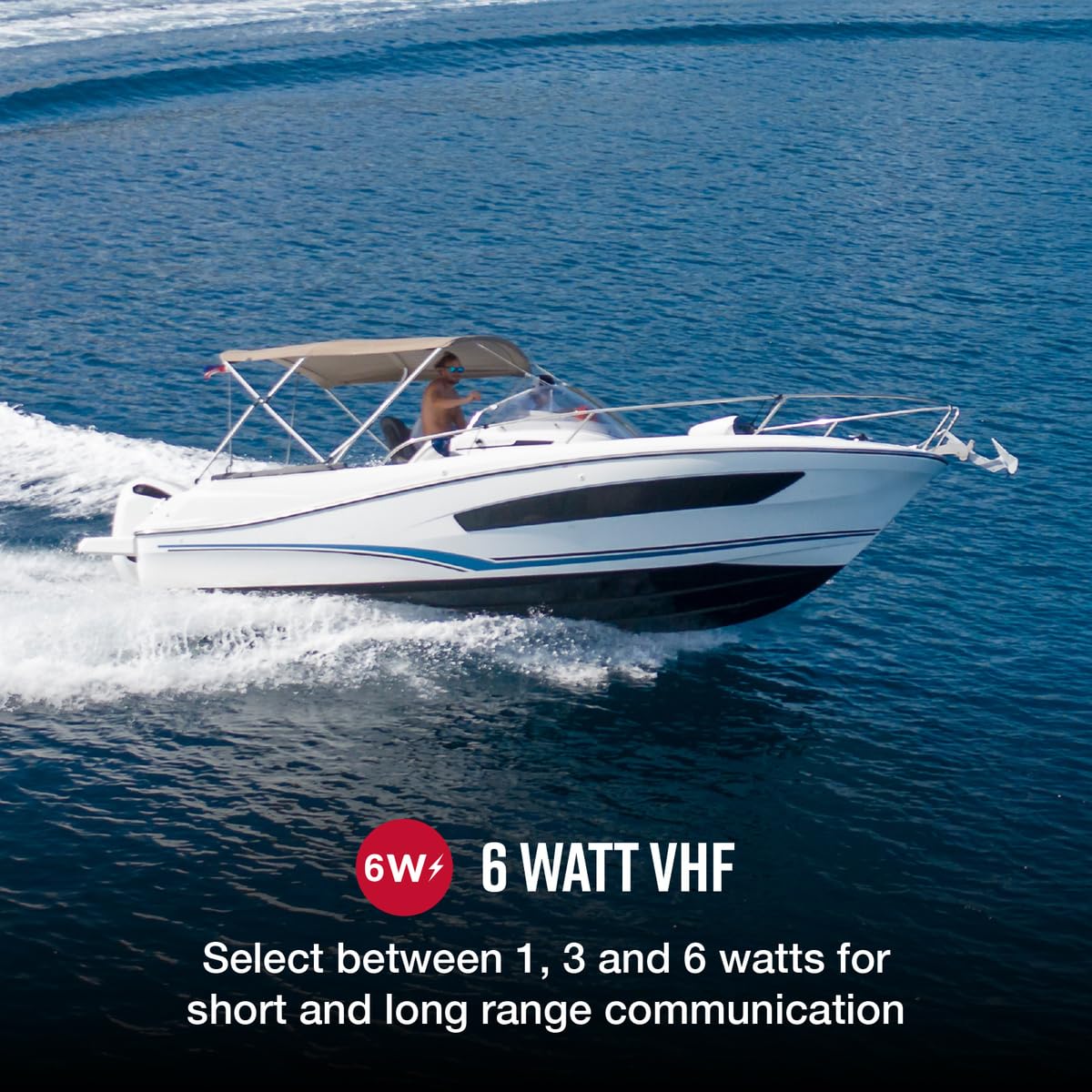 Cobra Mr Hh500 Flt Bt Handheld Floating Vhf Radio � 6 Watt, Bluetooth, Submersible, Noise Cancelling Mic, Backlit Lcd Display, Floating And Waterproof Design (Ip67 Rating), Memory Scan, Black