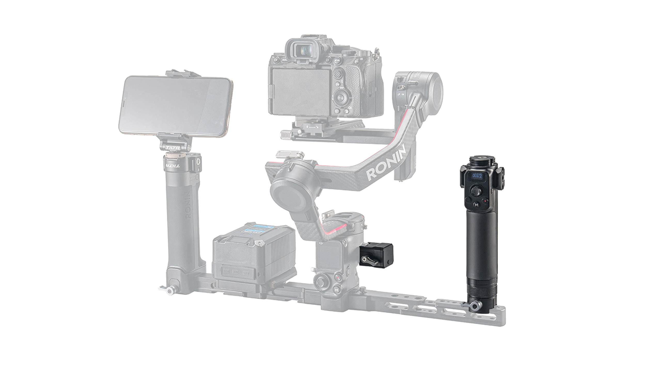 Tilta Remote Control Handle For Advanced Ring Grip | Compatible With Dji Rs2, Rs3 Pro, Rs4/4 Pro | Tga Arg Rch