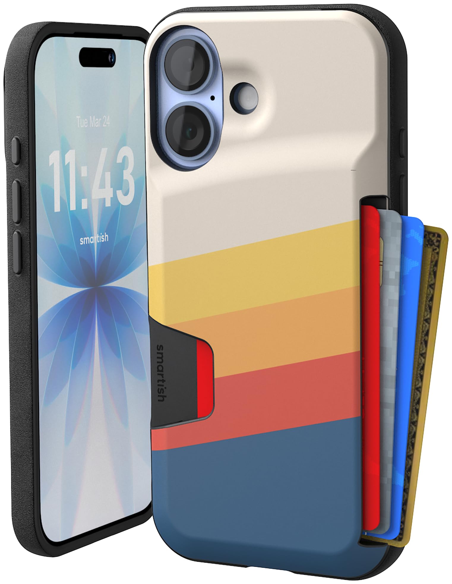 Smartish iPhone 17 Wallet Case - Wallet Slayer Vol. 1 [Slim + Protective] Credit Card Holder - Drop Tested Hidden Credit Card Sl