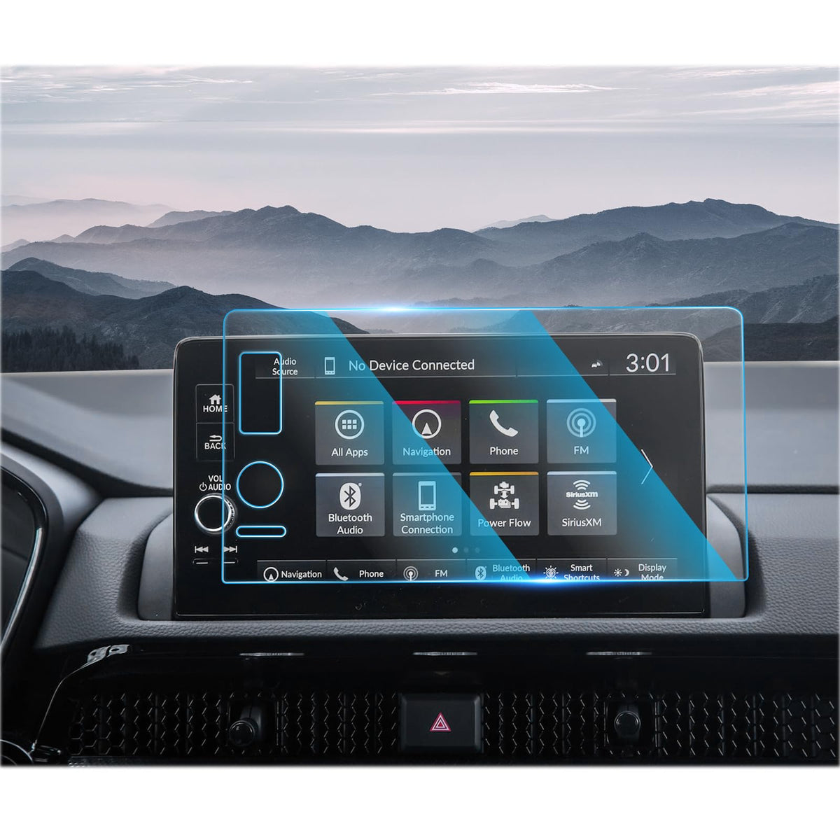 Cdefg 9' Tempered Glass Screen Protector For 2023 2024 2025 Honda Cr-V, 2023-2025 Civic, 2023-2025 Hrv Radio Cover Crv Hrv Civic 2024 2025 Accessories Touchscreen Display Cover 9' Tempered Glass