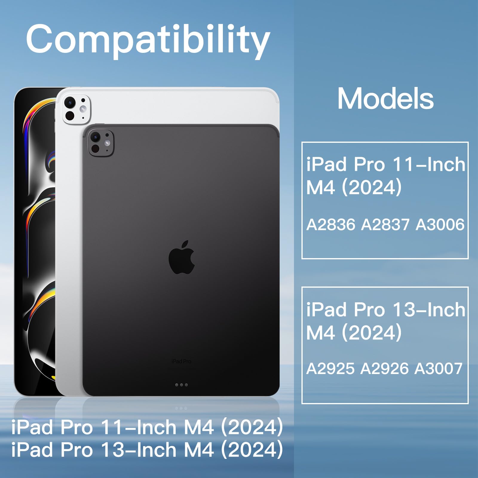 Jetech Camera Lens Protector For Ipad Pro 11-Inch M4 (2024) And Ipad Pro 13-Inch M4 (2024), 9H Anti-Scratch Hd Clear Tempered Gl