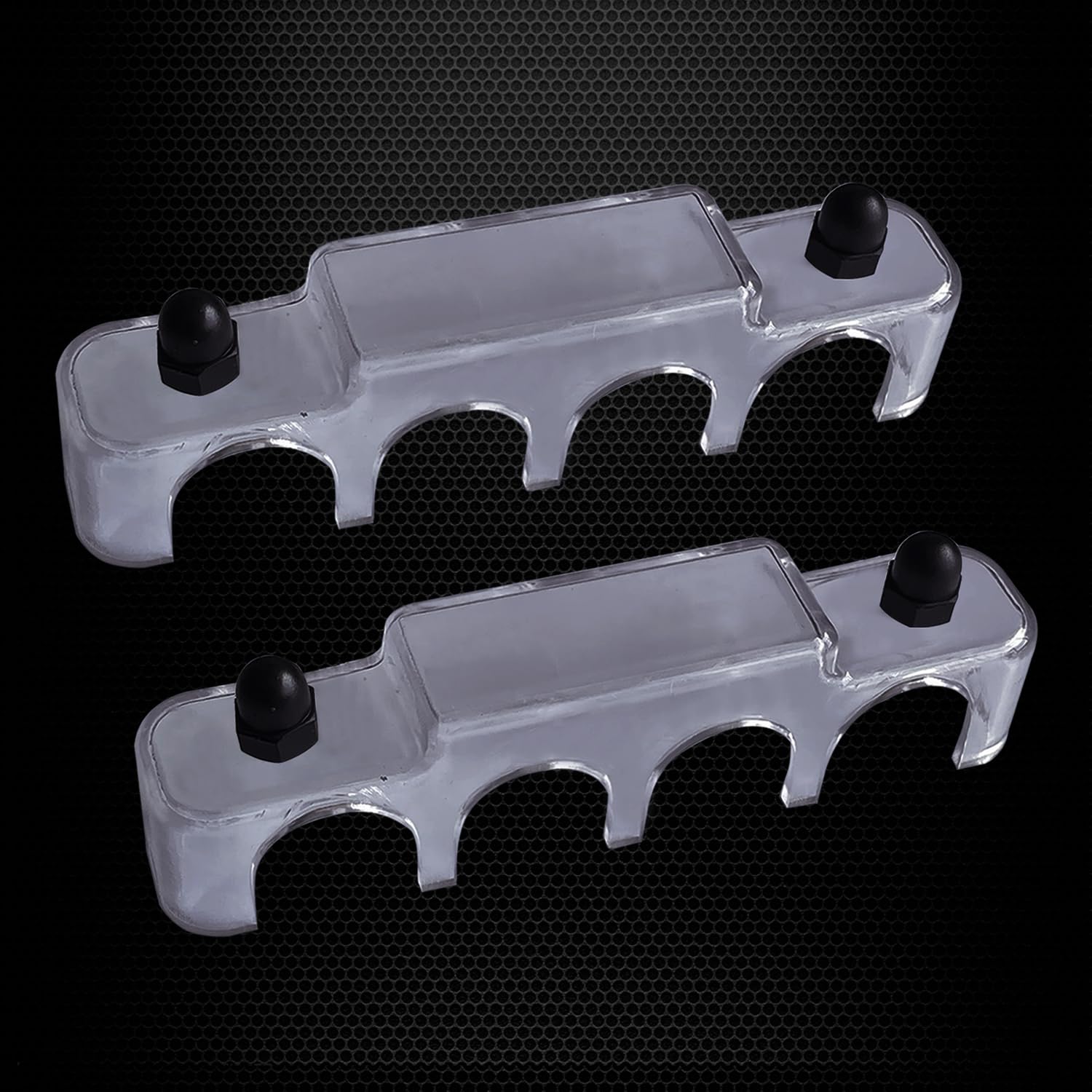 4 Terminals Bus Bar, Ampper 4.2'' Power/Ground Distribution Block Brass Battery Busbar Junction For Car Vehicle Rv Truck Marine