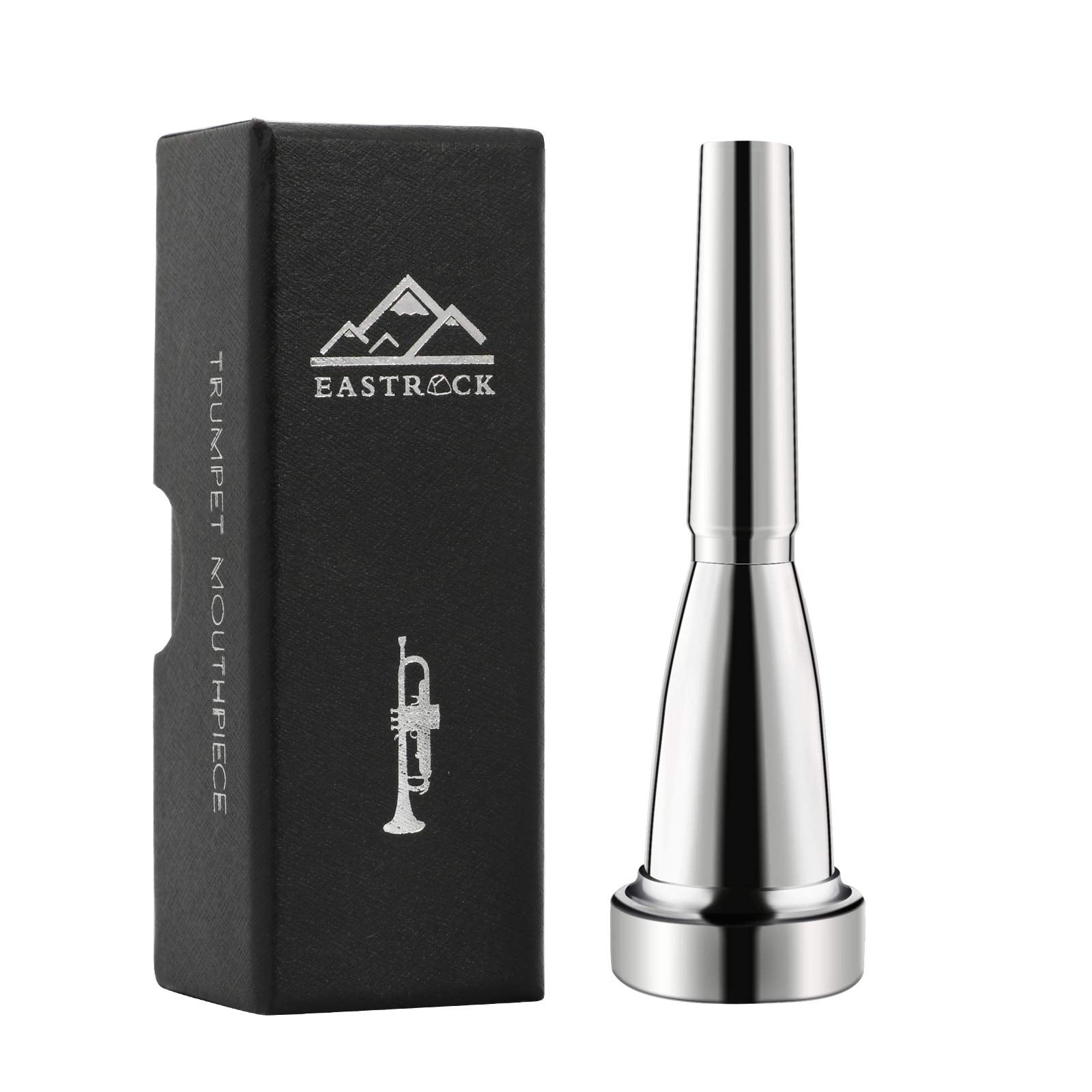 Eastrock 3/5/7C Trumpet Mouthpiece Performance Type 7C Heavy Silver Vacuum Package Trumpet Instrument Accessories