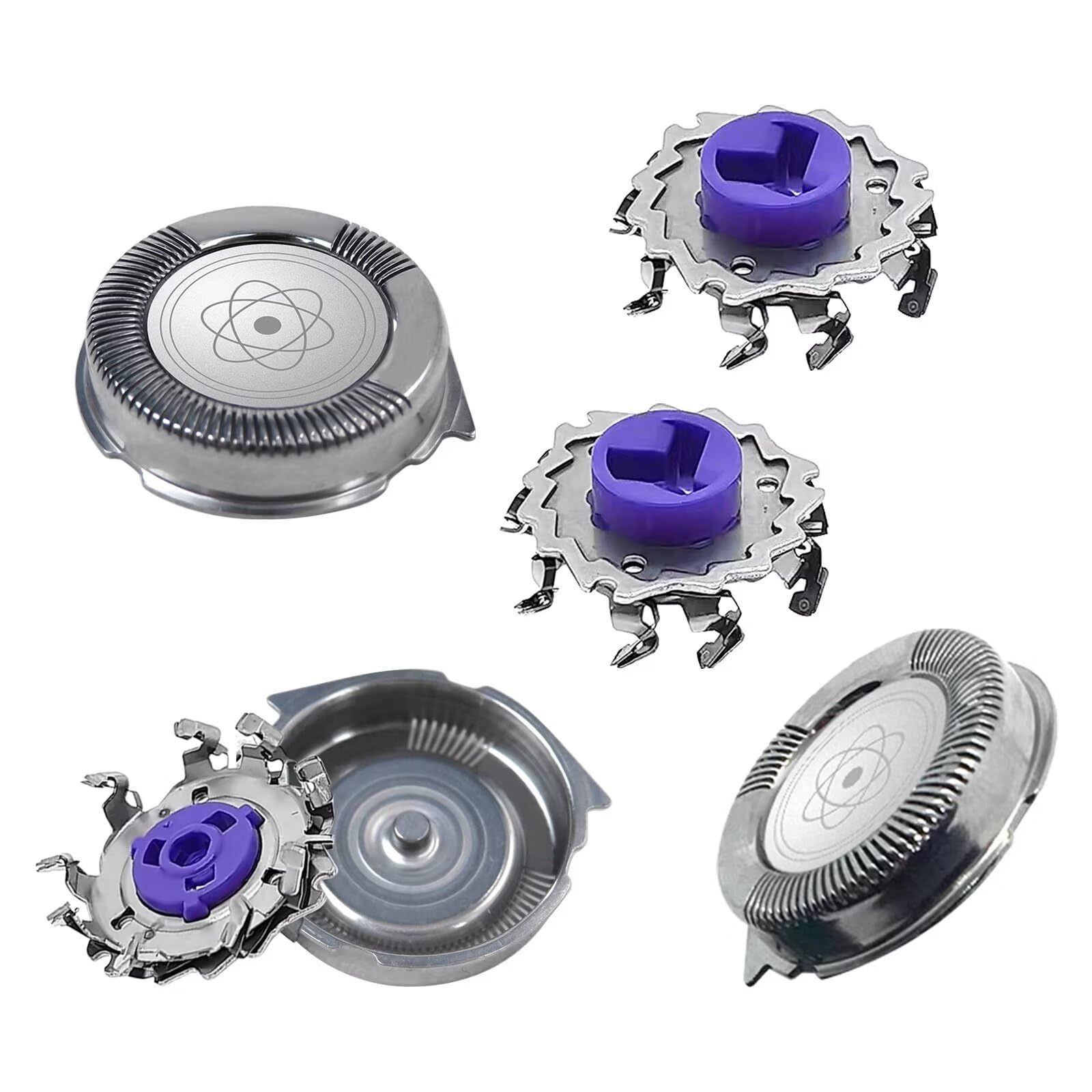 3 Pcs Replacement Hq8 Shaver Heads For Norelco At811 At814 At815 At830 At875 At880