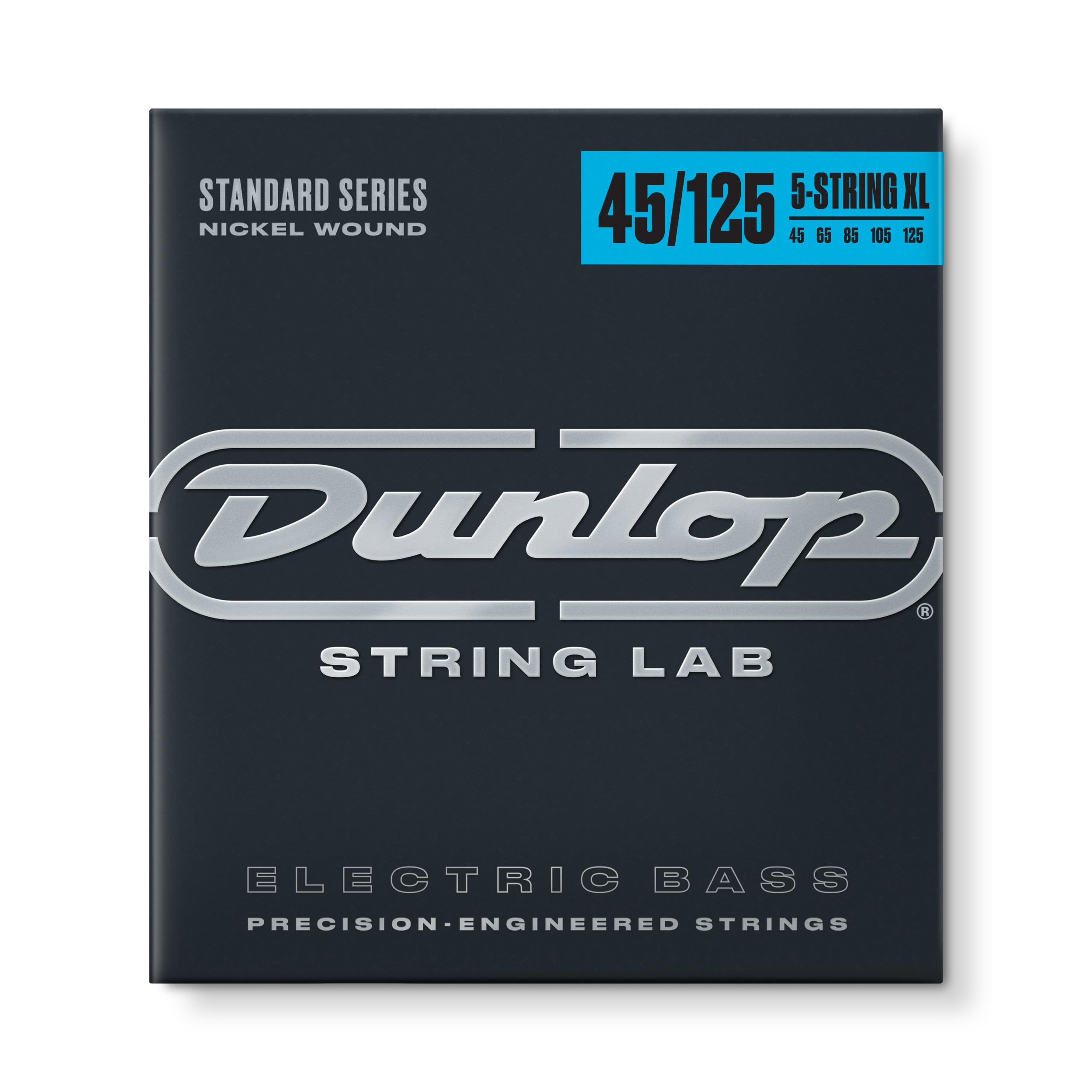 Jim Dunlop Standard Series Nickel Wound Extra Long Scale Bass Strings 45125 | 5String