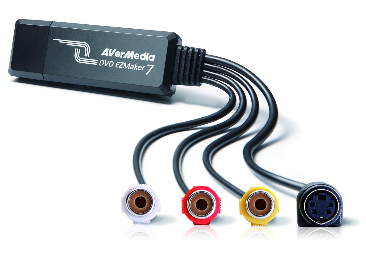 Avermedia Ezmaker 7, Usb Video Capture Card , Analog To Digital Recorder, Rca Composite, Vhs To Dvd, S Video, Support Windows 11
