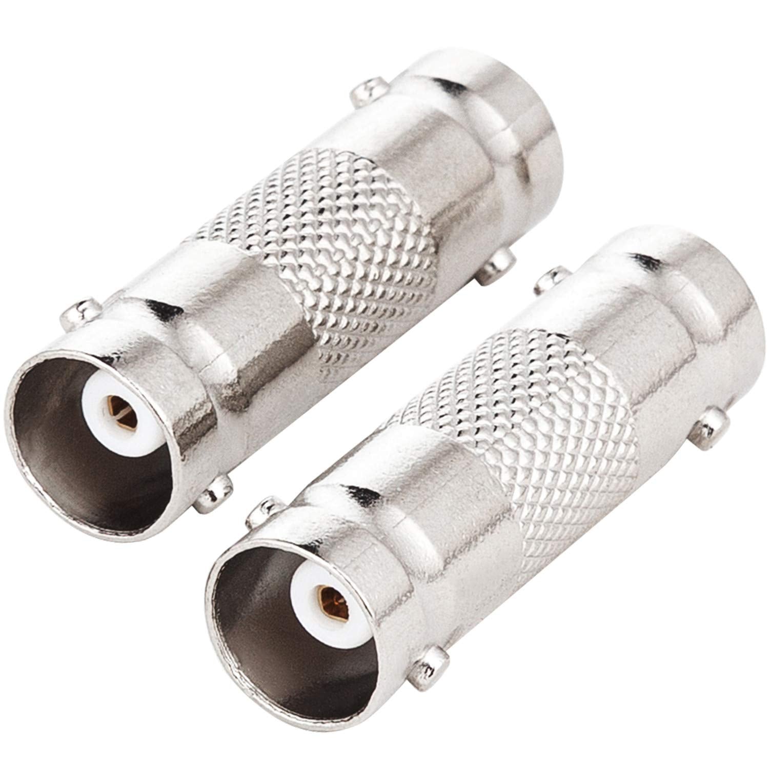 Bnc Female To Female, 20 Pack Bnc Barrel Connector Coupler, Extend Cables On Cctv Camera Survelliance System