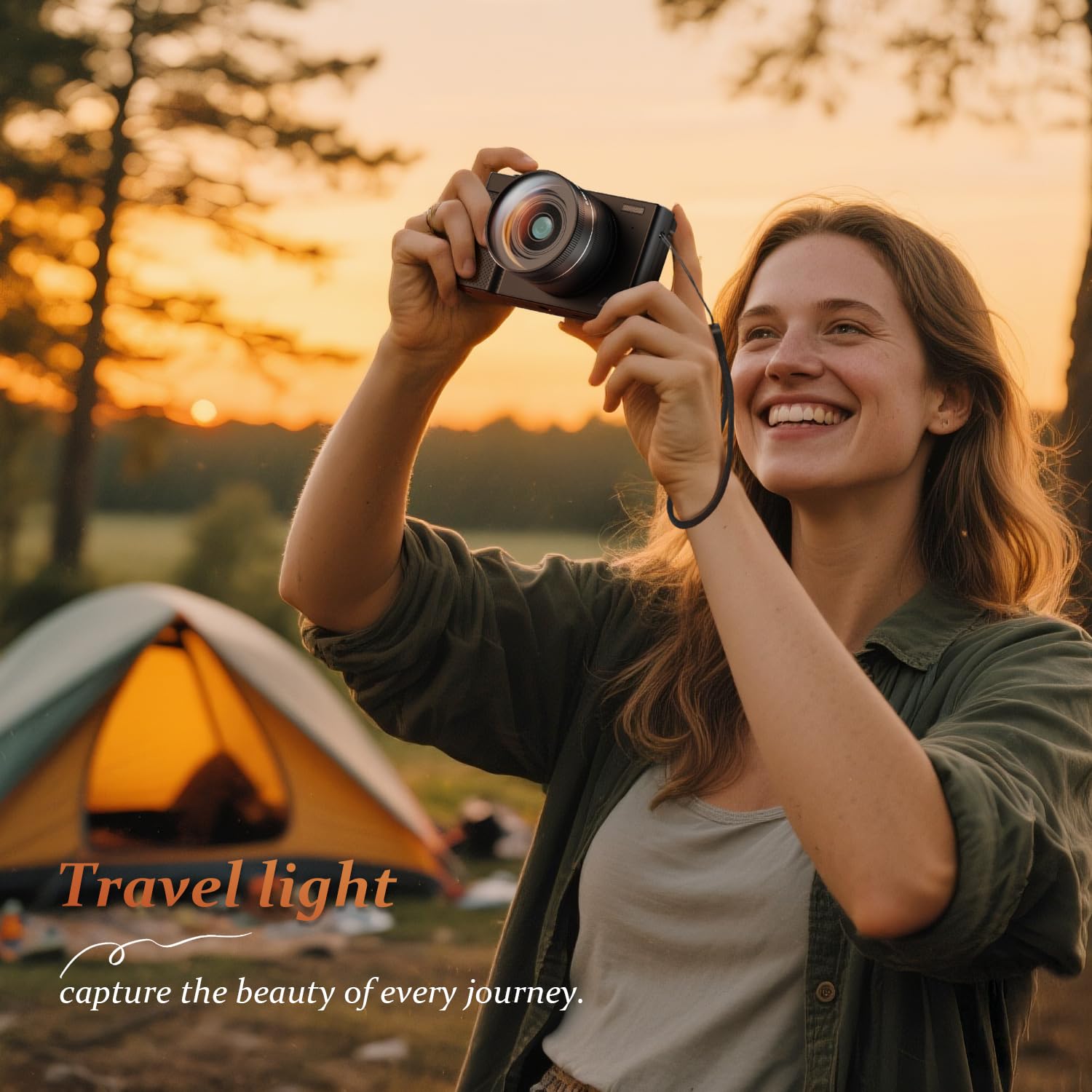 4K Digital Camera For Photography, 64Mp Retro Autofocus Vlogging Camera For Beginners & Teens With 3 180 Flip Screen, 16X Zoom,