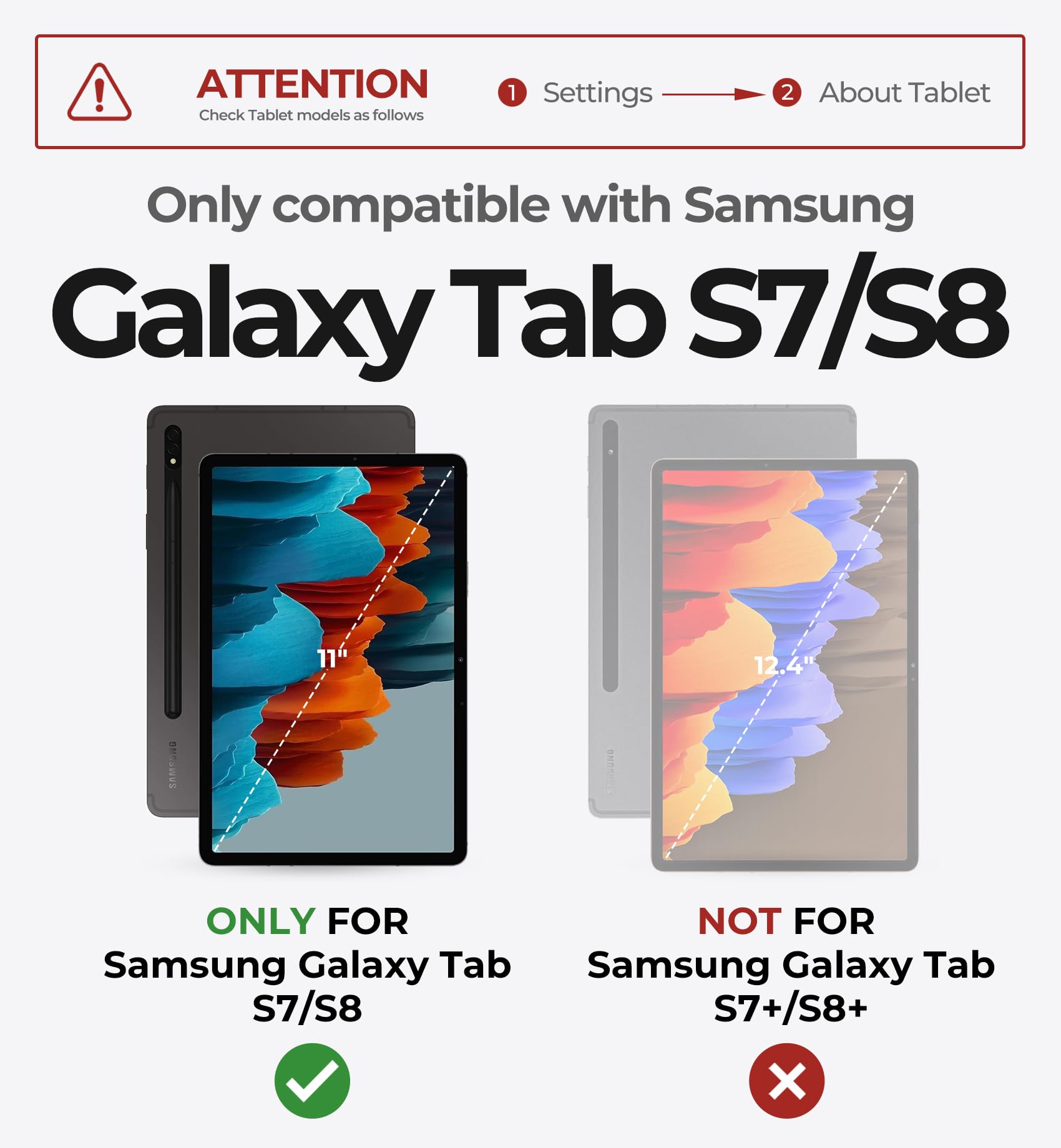 Dexnor For Samsung Galaxy Tab S8/S7 Case With Keyboard Magnetic Floating Cantilever Stand With Multi Touch Trackpad S Pen Holder