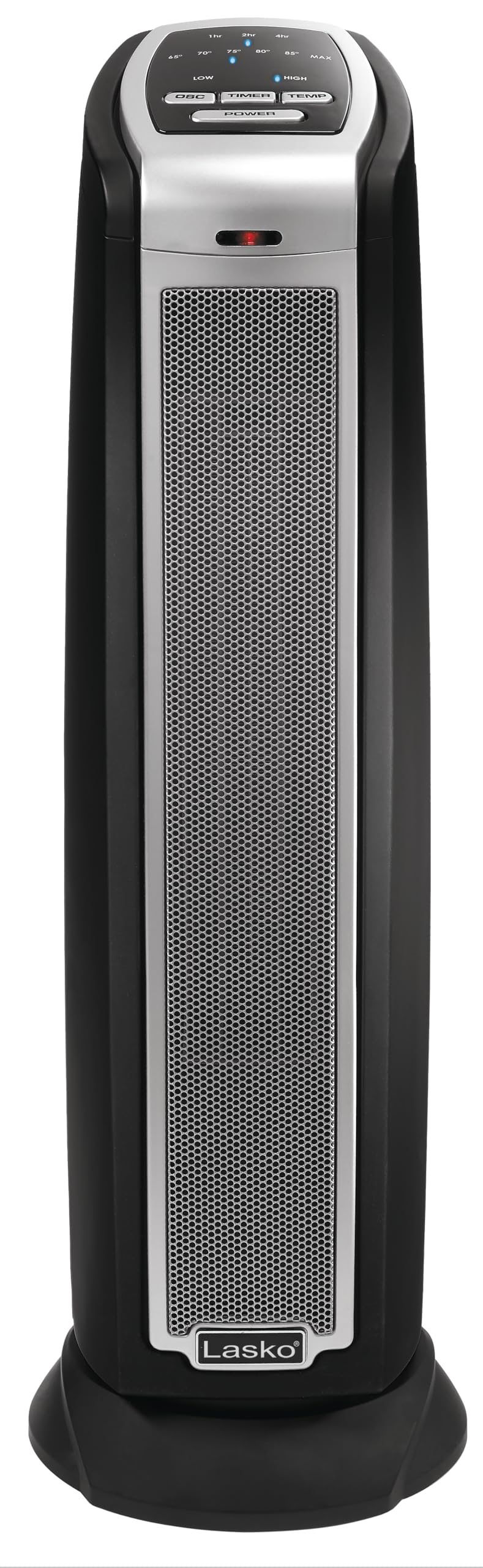 Lasko 5790 Oscillating Ceramic Tower Heater With Remote Control,Black 5790