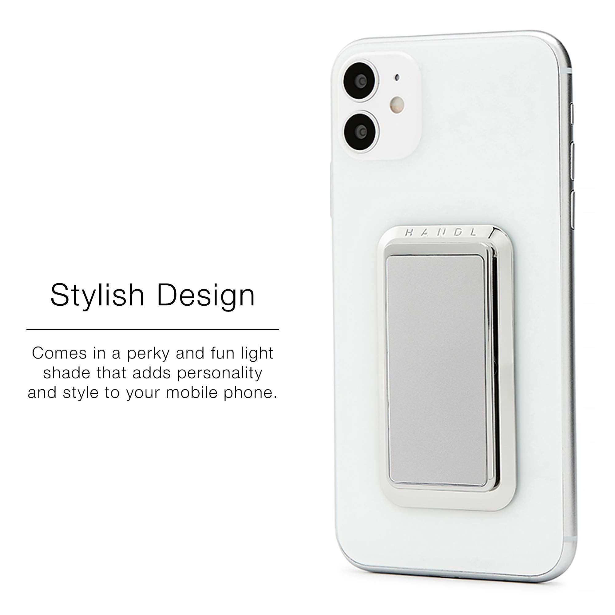 Handl New York Handlstick Silver Grip And Stand For Smartphone