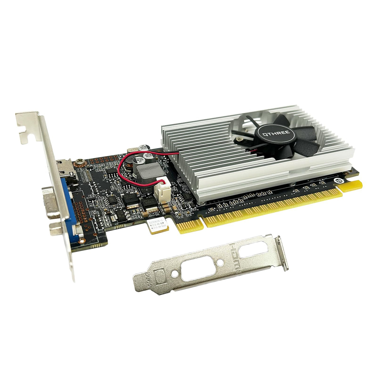 Qthree Gt 210 1024 Mb Ddr3 Graphics Card,64 Bit,Vga,Hdmi,Low Profile Computer Gpu,Pc Video Card,Pci Express 2.0X16,Low Power,Plu