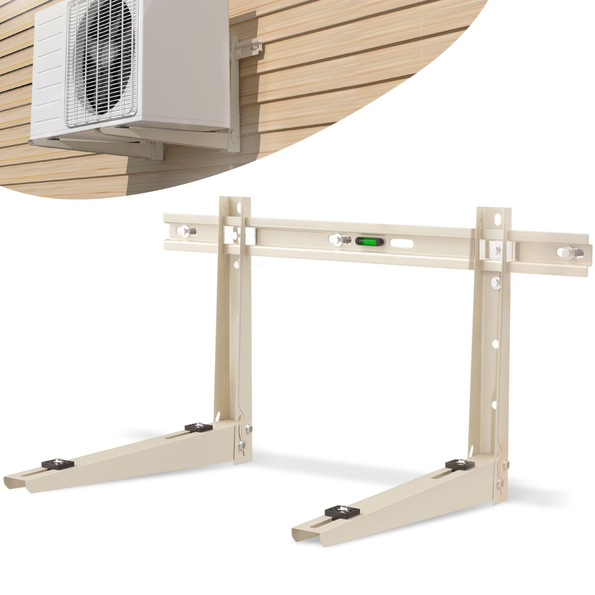 Taktopeak Mini Split Brackets, Crossbar Wall Mount For Mini Split From 7000 Btu To 24000 Btu