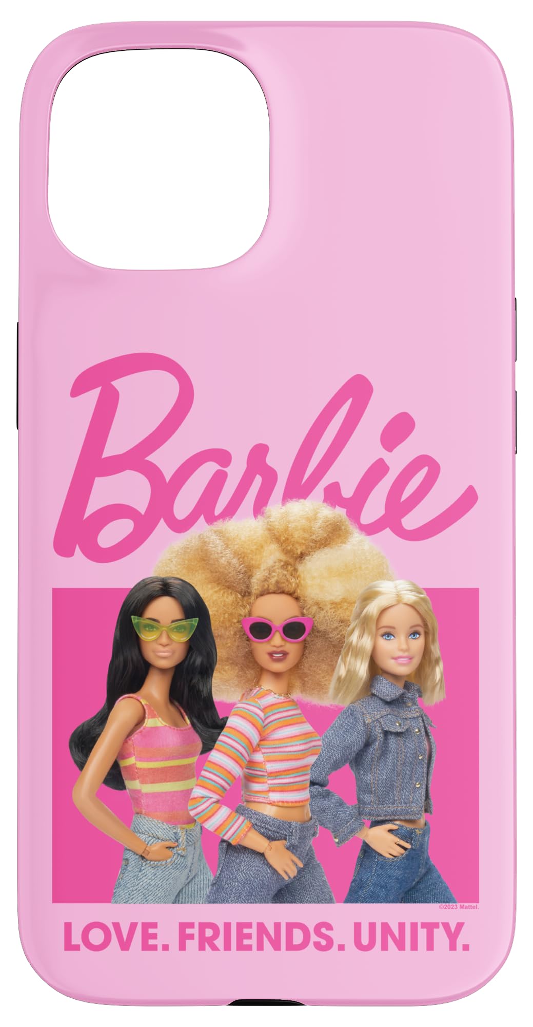 Iphone 15 Barbie   Love, Friends, Unity Case