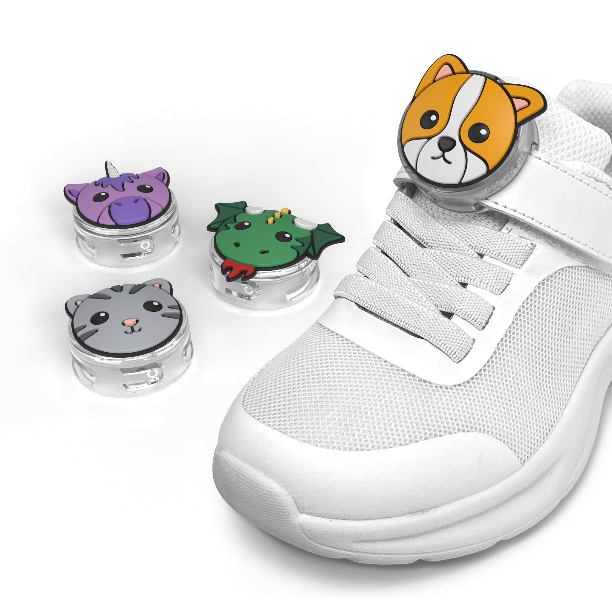 Speck Tagimals Cute Cartoon Apple AirTag Holder  Hidden AirTag Tracker Cases  Easily Attach to Shoe or Collar  4 Fun Characte