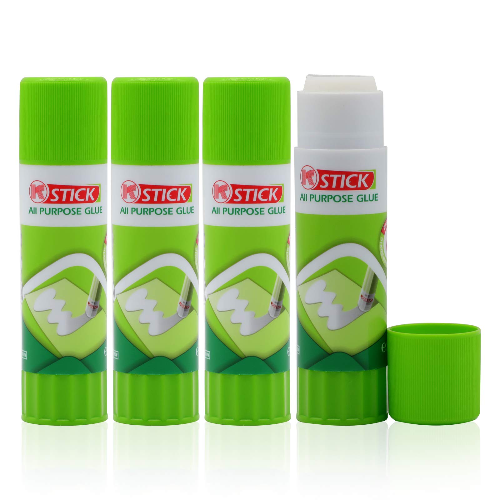 3D Printer Glue Sticks, Fengwangli 4 Pieces Solid Adhesive For Hot Bed Print Filament Pla Glass Abs Petg Cpe