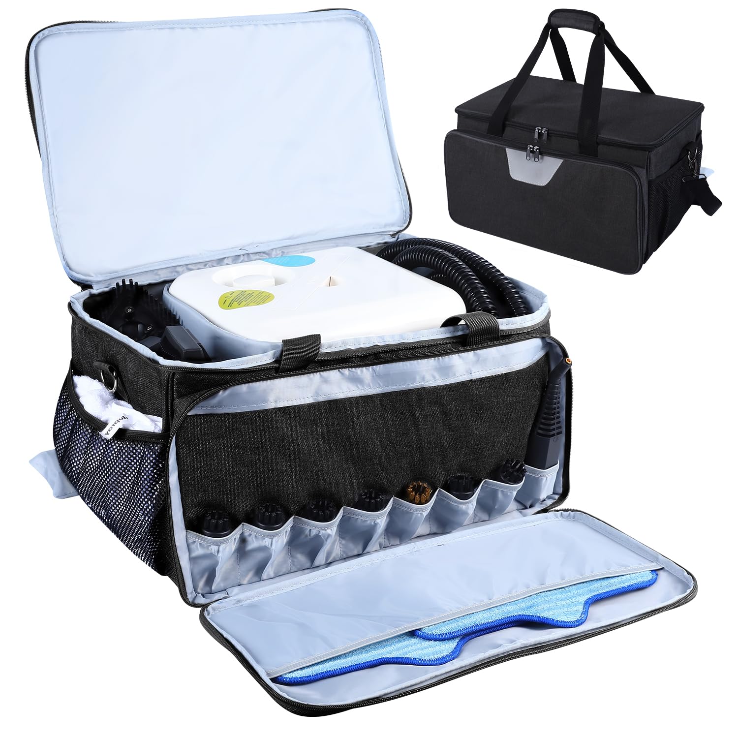 Carry Bag Compatible with Dupray Neat Steam Cleaner Steamer Carry Bag,Black