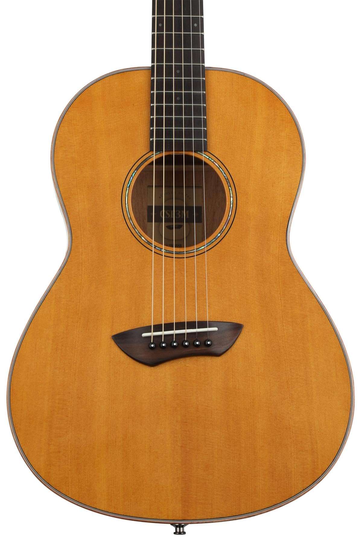 Yamaha CSF3M VN All-Solid Parlor Size Acoustic Guitar, Vintage Natural