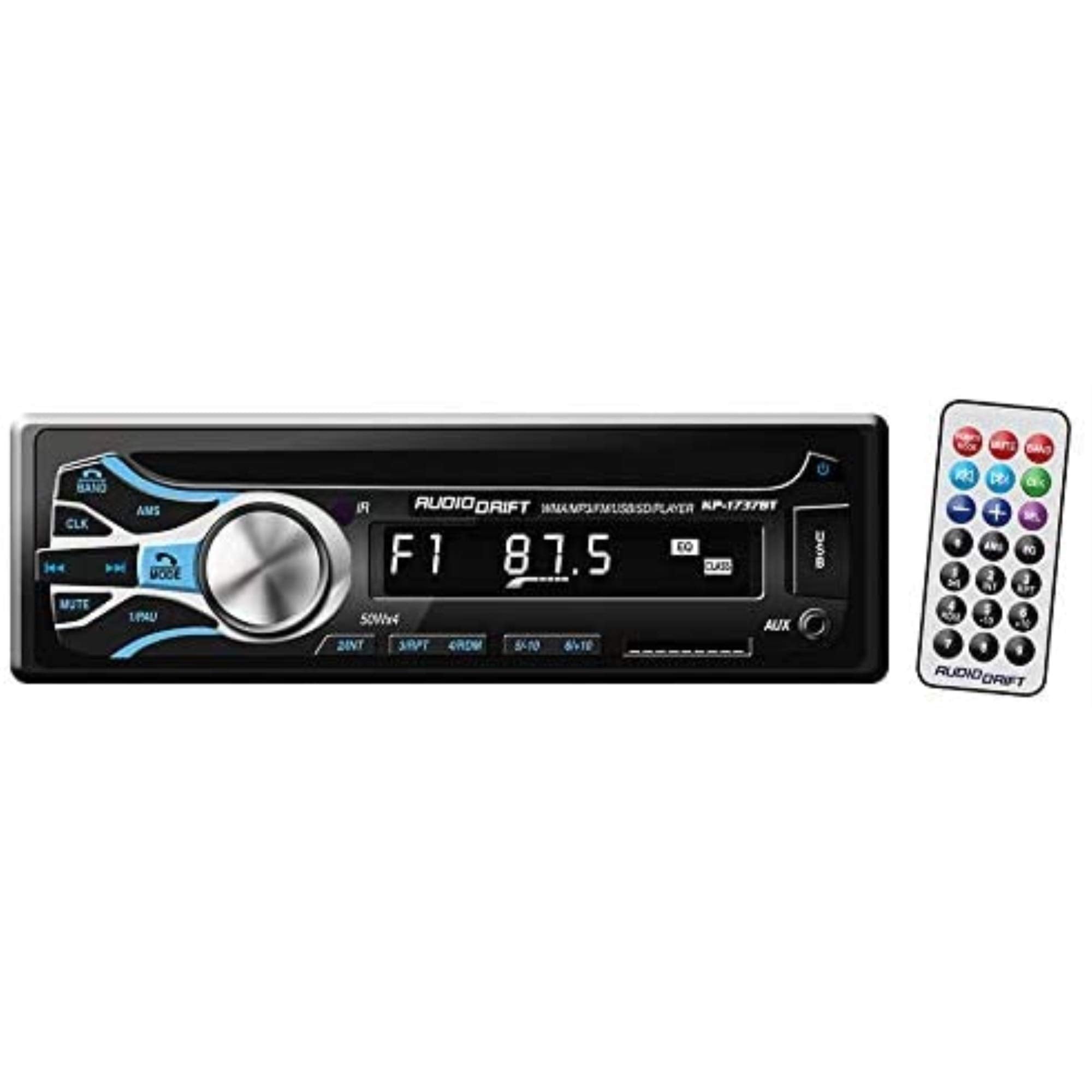 Audiodrift Mechless Single Din Am/Fm/Bt/Usb/ Remote 50X4 Watts