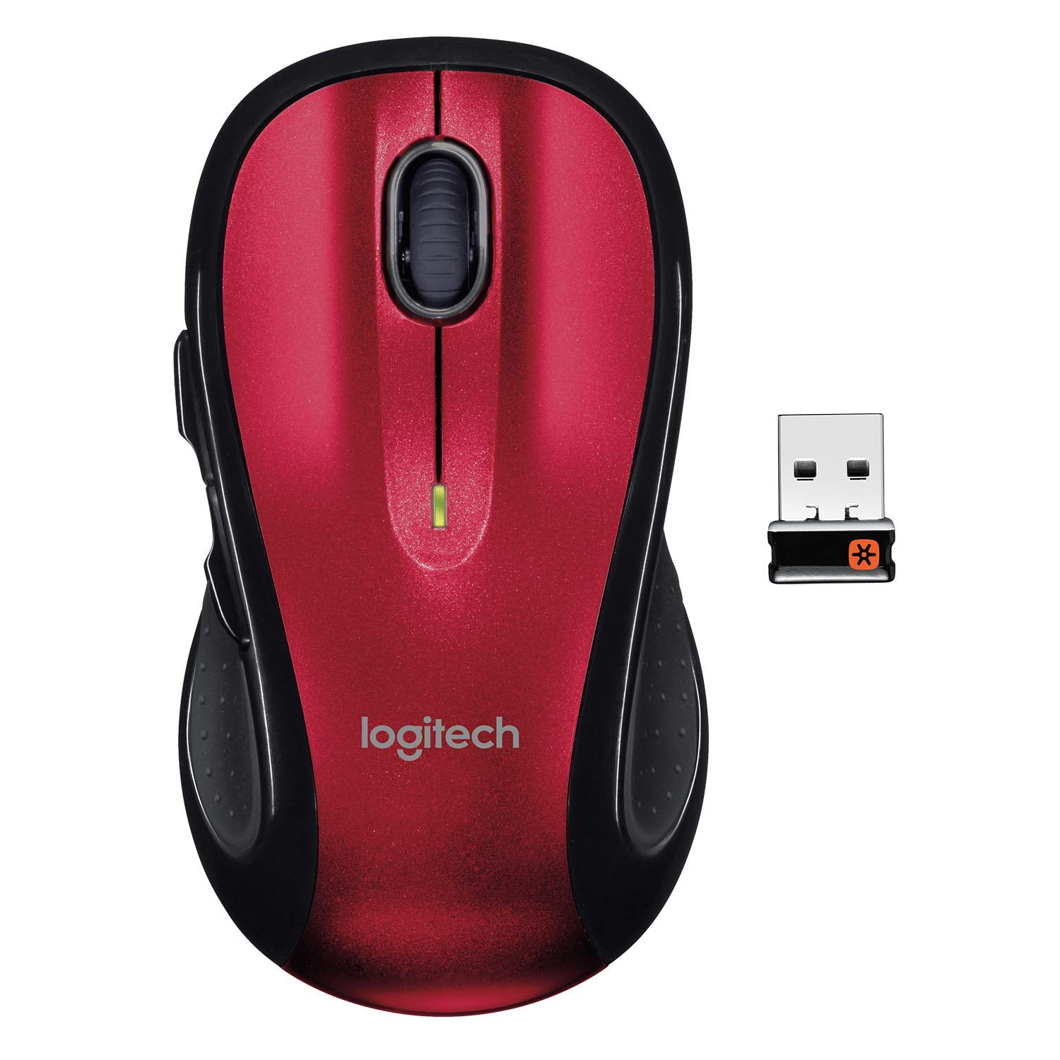 Logitech M510 Wireless Computer Mouse     Comfortable Shape With Usb Unifying Receiver, With Back/Forward Buttons And Side To Si