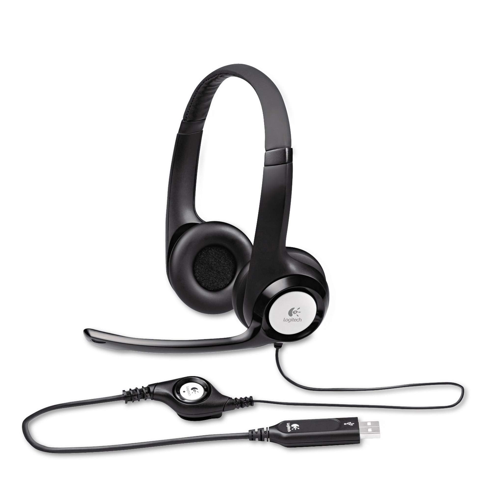 Logitech New Logitech H390 Usb Headset With Noisecanceling Microphone Bulk Packaging, 5.8 Ounce