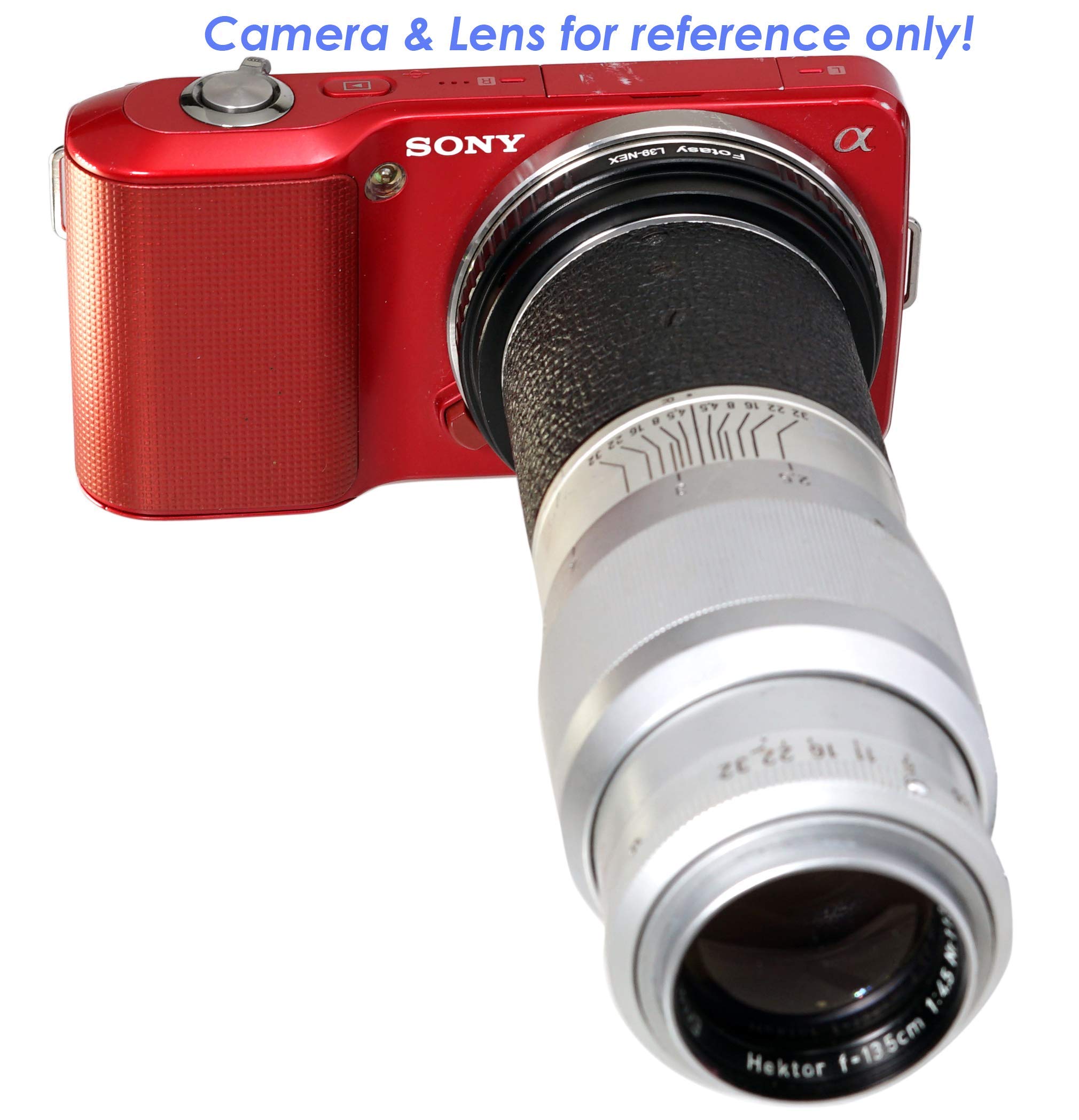 Fotasy Copper Adjustable Leica M39 Lens To E Mount Adapter, Ltm 39Mm E Mount, Compatible With Sony A7 A7R A7S Ii Iii Iv A9 A7C A