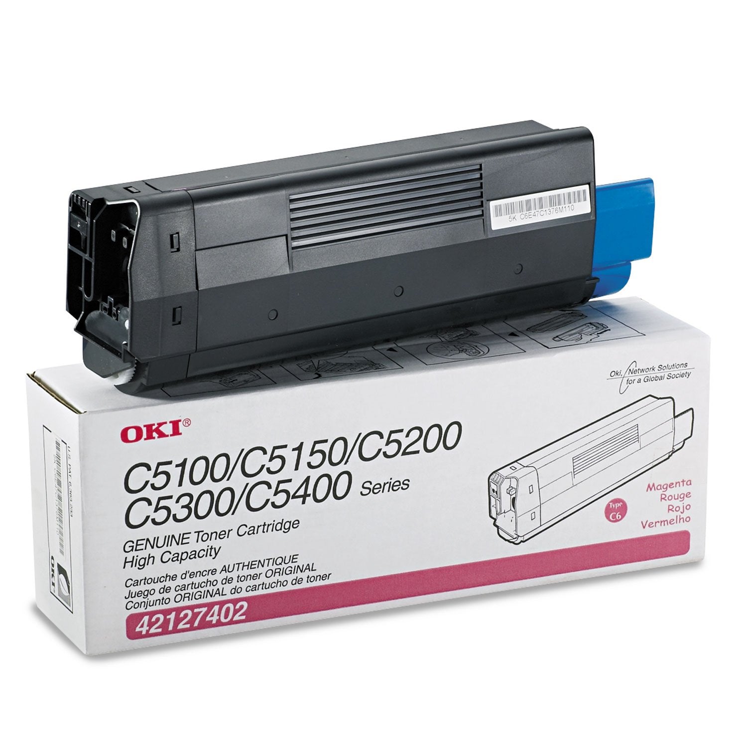 Oki42127402   42127402 High Yield Toner Type C6
