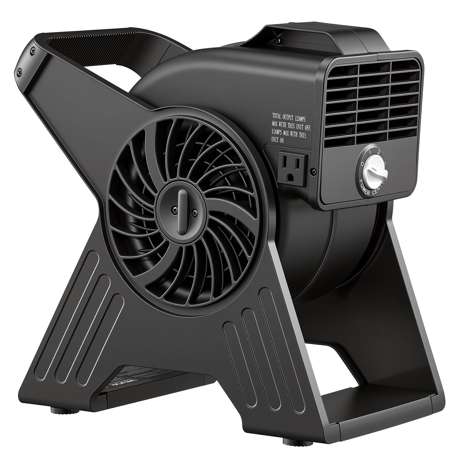 VEVOR Blower Fan, 13 in Portable Utility Floor Fan, 300 CFM, 3 Speeds, Multi-Angle Airflow, Lightweight Portable High Velocity A