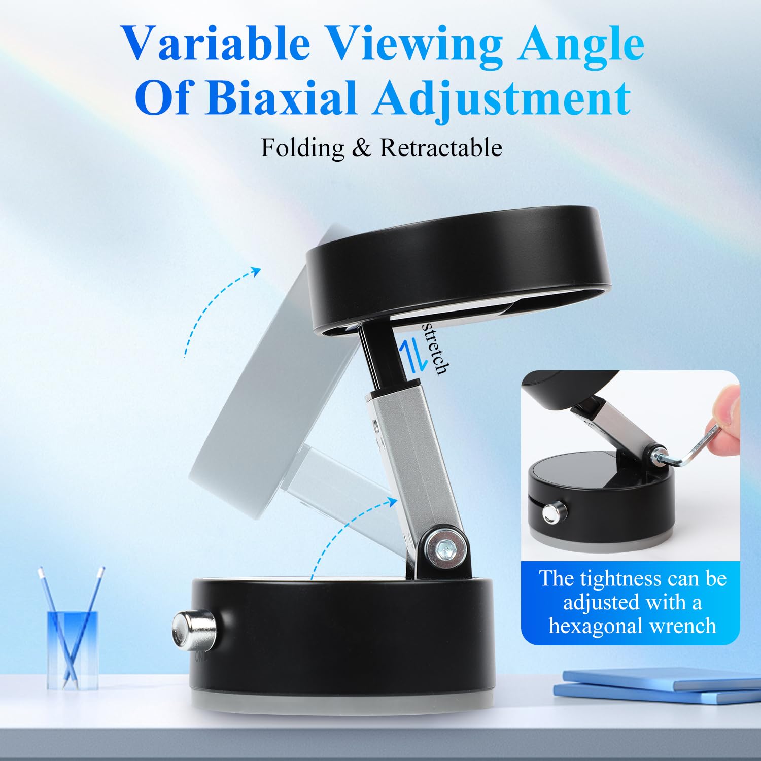 Enterlent Mobile Phone Vacuum Suction Cup Holder Foldable,Multifunctional Vacuum Suction Phone Holder,Vacuum Suction Car Phone M