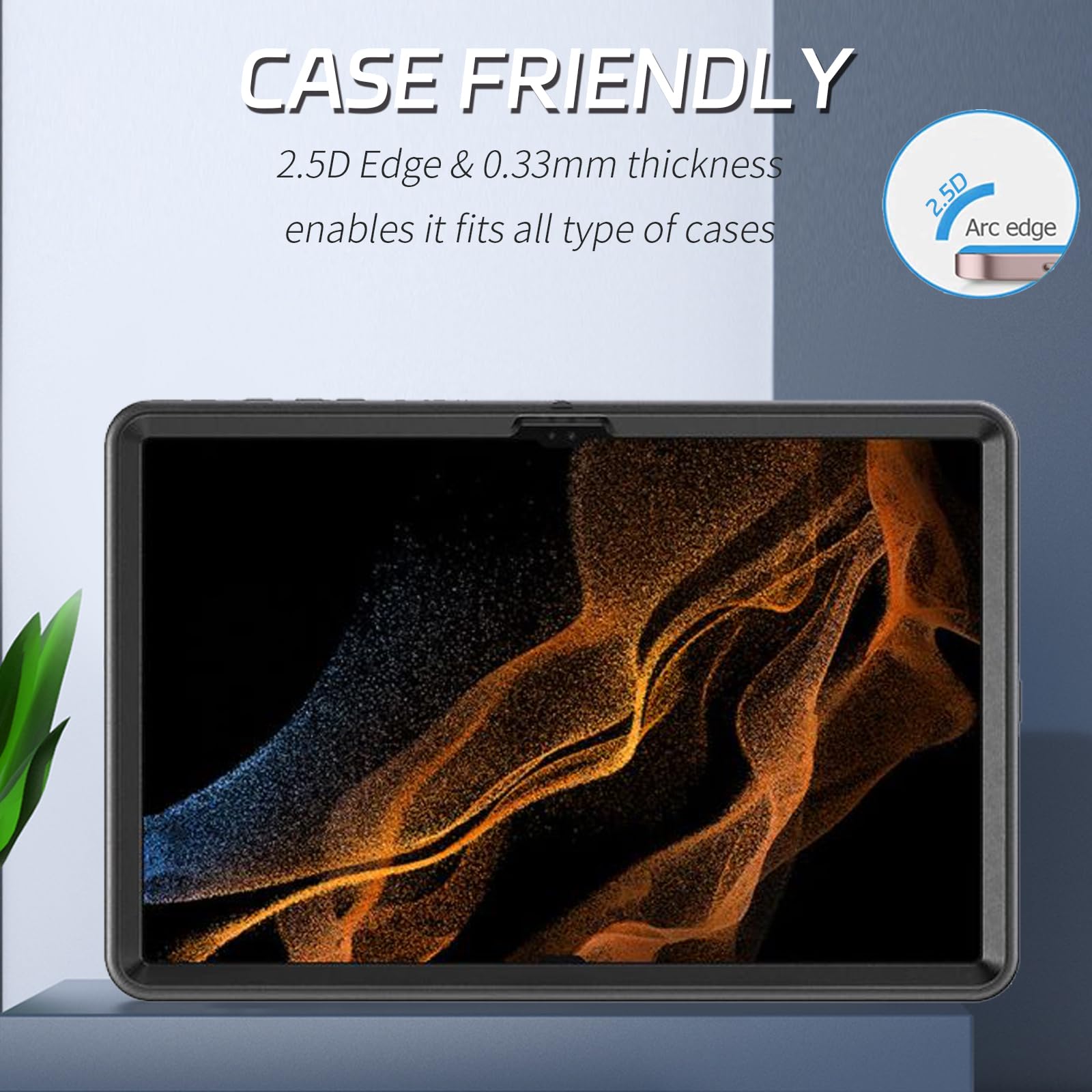 Zenrich [2Pack] Anti Blue Light Tempered Glass Screen Protector For Samsung Galaxy Tab S9 Ultra 2023/Tab S8 Ultra 2020 14.6 Inch