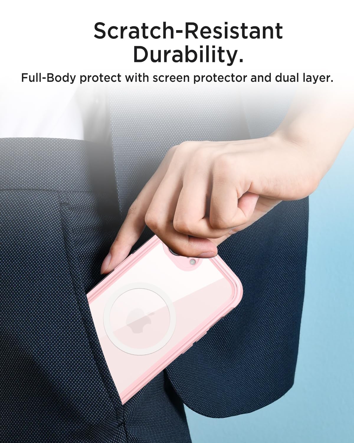 Miimall For Iphone 16E Case 6.1  , Built-In Tempered Glass Screen Protector [Compatible With Magsafe][Bubble Free] Full Body B