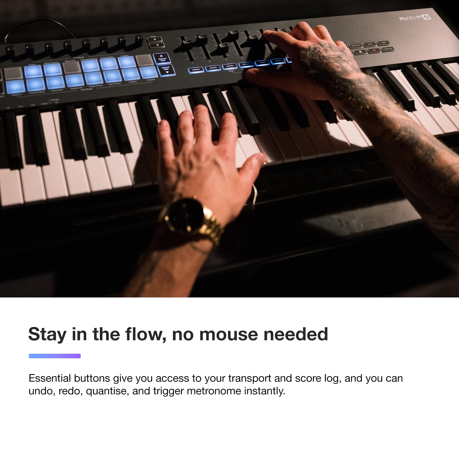 Novation Flkey 61 Midi Keyboard   Seamless Fl Studio Integration With Chord Mode And Scale Mode. All The Software You Need For M