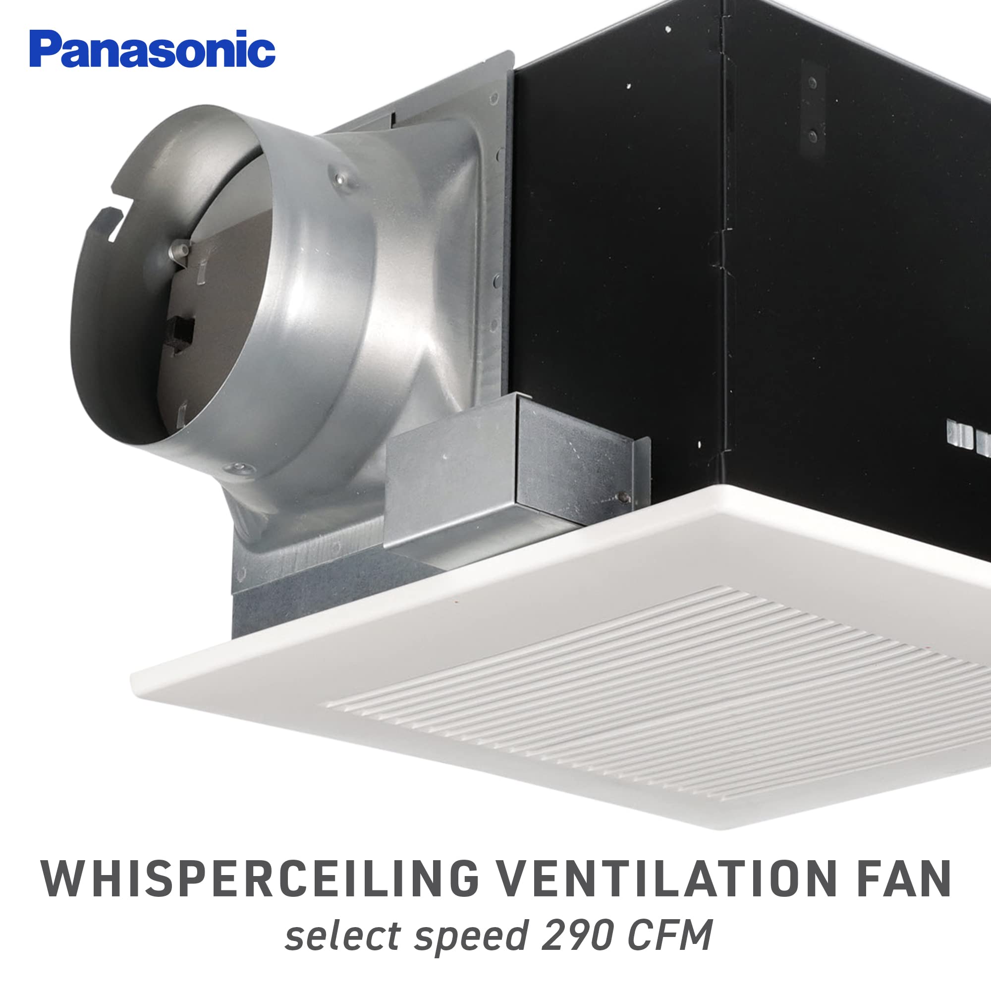 Panasonic Fv 30Vq3 Whisperceiling Spot Ventilation Fan   290 Cfm   Quiet, Large Ceiling Mount Bathroom Fan