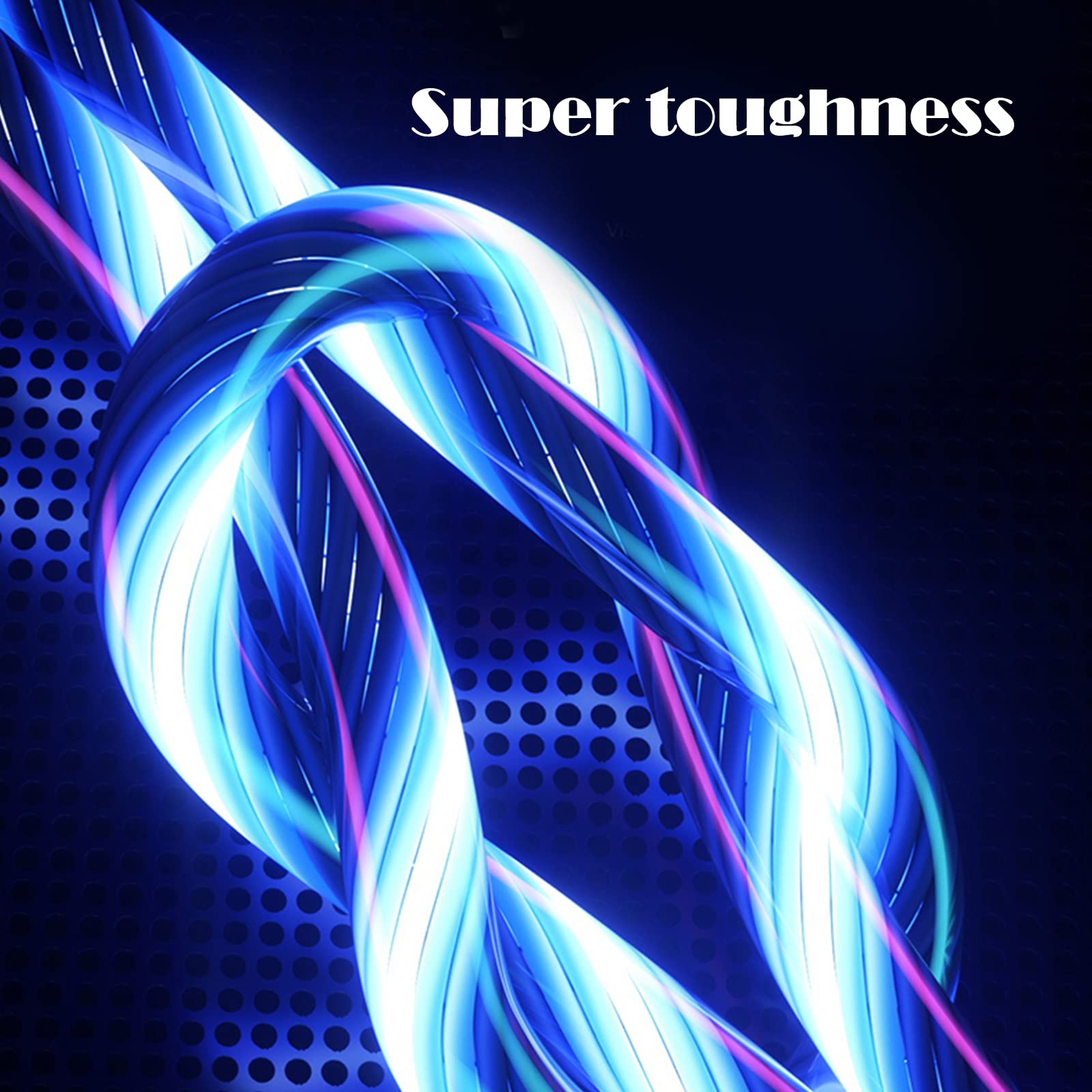 Led Light Up Usb To Usb C Cable 10Ft/3Pack For Iphone 15/15 Pro/15 Pro Max/15 Plus,Usb A To Type C Charger Cord For Samsung Or A