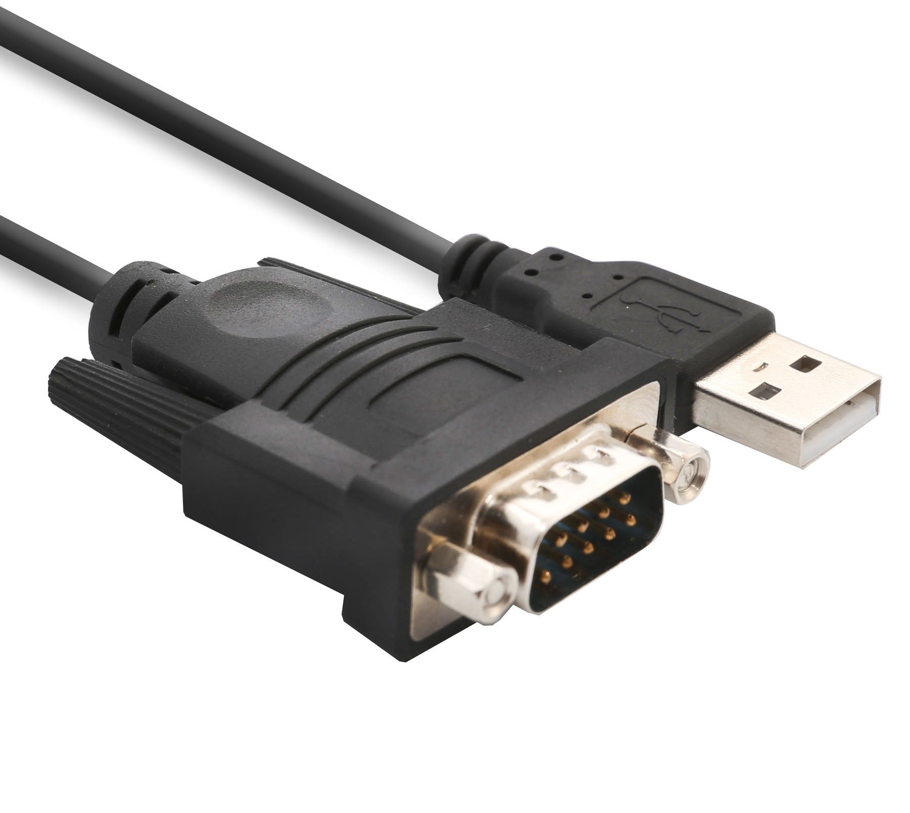 Syba SY-ADA15006 USB A Male to Serial Cable DB9 (RS232) (3 feet)