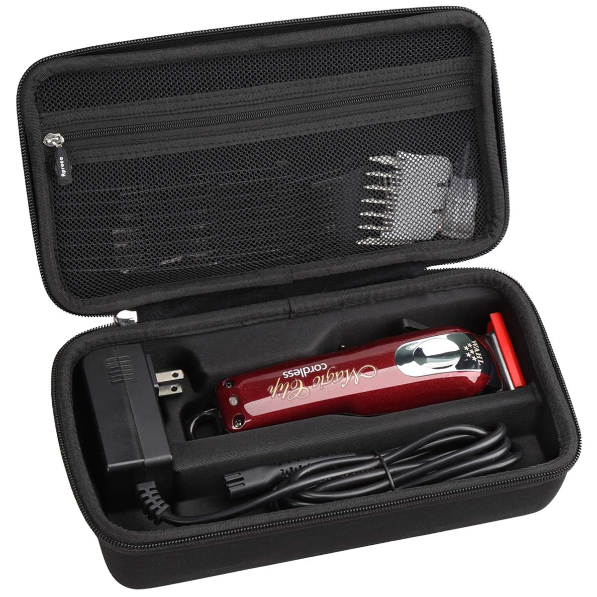 Aproca Hard Travel Storage Case Bag, For Wahl Professional 5 Star #8148 / #8504 / #8545 / #8509 / #8451 Cord/Cordless Magic Clip