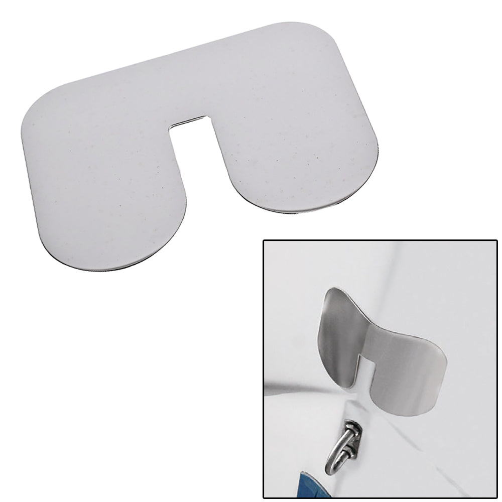 Megaware Scuffbuster&Trade; Standard With Notch - 5.75'' X 4.5'' - Notched Bowguard - 22G - Stainless Steel,WBAUVA001345629