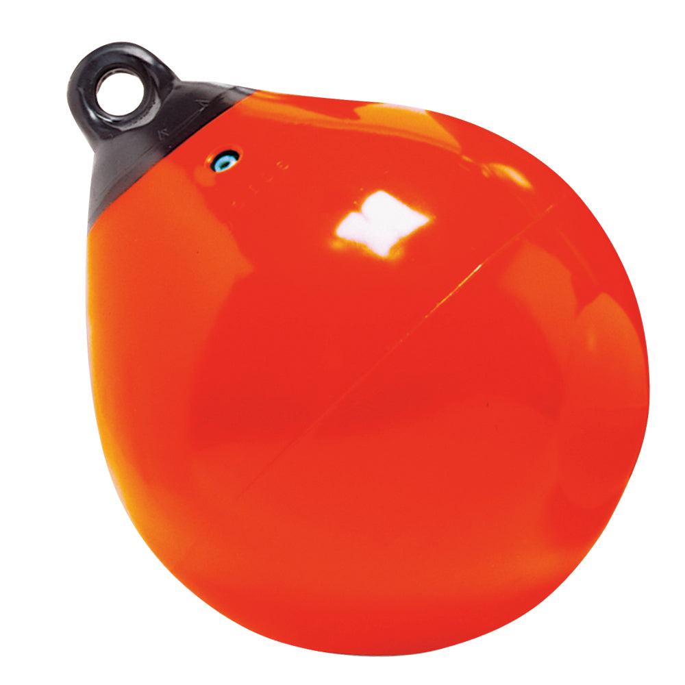 Taylor Made 12'' Tuff End&Trade; Inflatable Vinyl Buoy - Orange,WBAUVA001345640