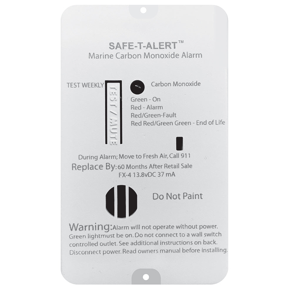 Safe-T-Alert Fx-4 Carbon Monoxide Alarm,WBAUVA001345648