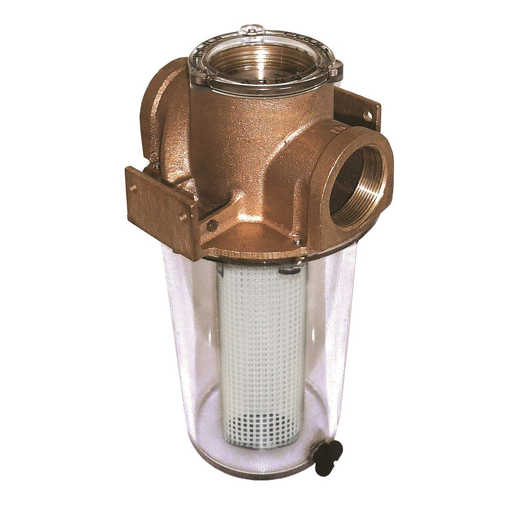 Groco Arg-500 Series 1/2'' Raw Water Strainer W/Non-Metallic Plastic Basket,WBAUVA001345649